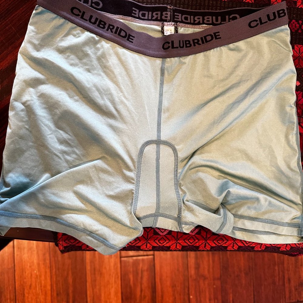 Light Green Clubride Padded Bike Shorts